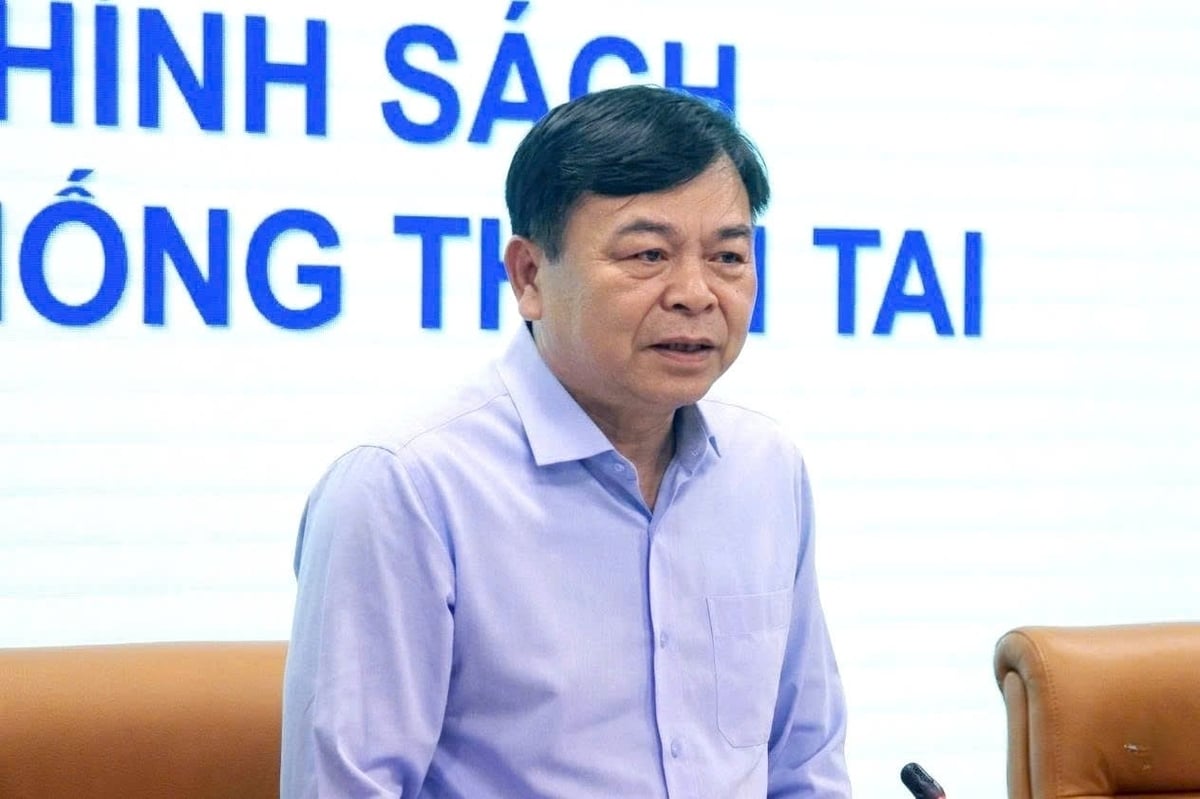 Thứ trưởng Nguyễn Hoàng Hiệp cho rằng cần xây dựng những chính sách đủ mạnh, đủ sức thuyết phục để giảm thiểu thiệt hại do thiên tai, bảo vệ tốt hơn tính mạng và tài sản của người dân. Ảnh: Trung Hiếu.