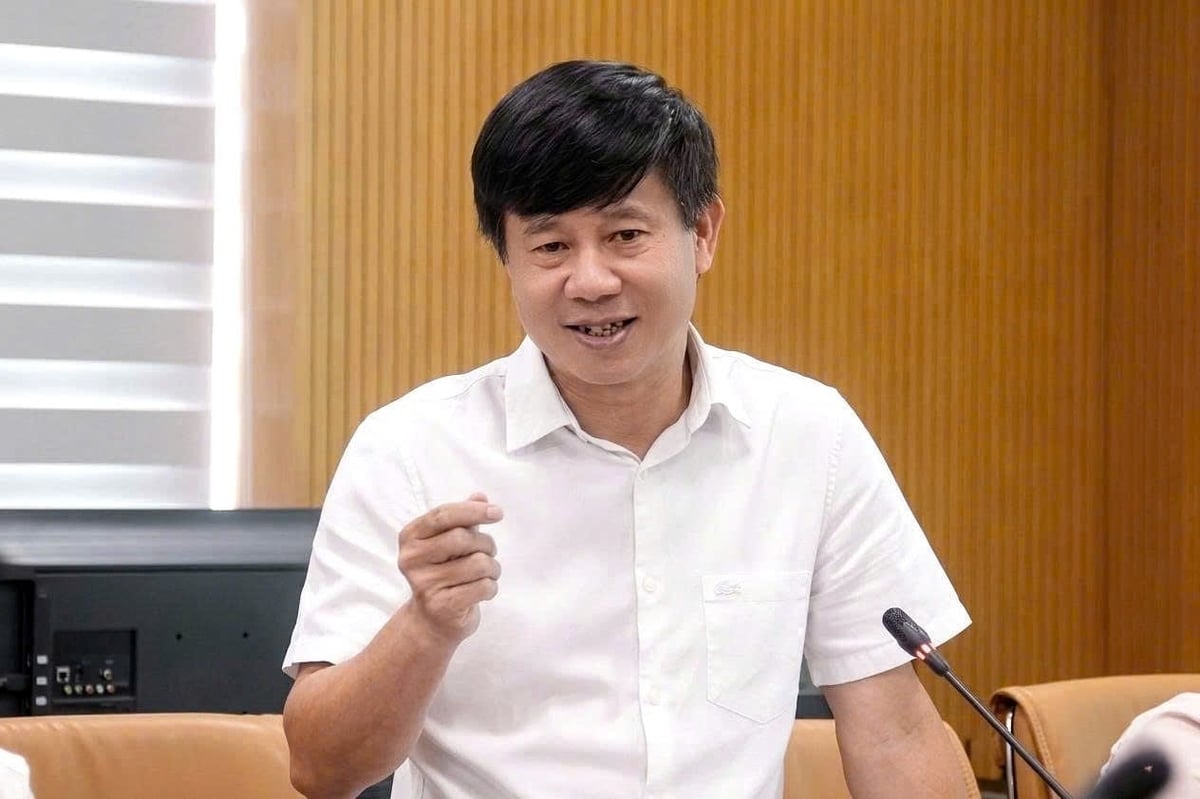 Ông Phạm Đức Luận chia sẻ tại Hội nghị. Ảnh: Trung Hiếu.